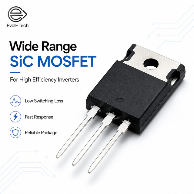 EVOL-EVSCW40XT1200 SiC Schottky Diode 1200V 40A TO-247 High Efficiency Low Loss for EV Charger Motor Drive