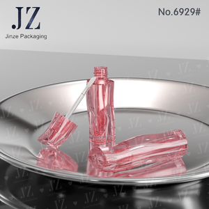 Jinze Transparent Lipgloss With Curve Shape Packaging For Makeup <strong>Lip</strong> Glaze Tube - Product Image 2