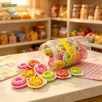Zoete blokjesvormige fruitgummies in doos Kindercadeaus & snacks Supermarkten