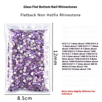 Nouvelle couleur cristal série 3D bricolage Nail Art coque de téléphone accessoires diamant rond poupée autocollant strass