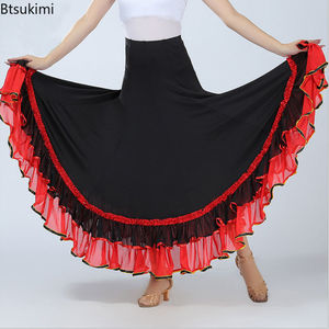 Nouvelle tenue de <span class=keywords><strong>danse</strong></span> espagnole, costume de <span class=keywords><strong>danse</strong></span> gitane classique, robe de <span class=keywords><strong>flamenco</strong></span> pour femme, jupes évasées, performance de <span class=keywords><strong>danse</strong></span> de combat, de salon et de ventre - Product Image 1