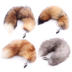 الوثن الأسود الثعلب الذيل المعادن المكونات الشرج الشرج لعبة الجنس - Product Image 5
