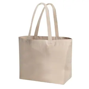 Borsa shopper in cotone WIDE SHOPPER, merchandising sostenibile - Product Image 1