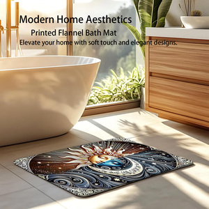 Tapis <span class=keywords><strong>de</strong></span> <span class=keywords><strong>bain</strong></span> personnalisé imprimé <span class=keywords><strong>soleil</strong></span> lune étoile, antidérapant, design artistique, tapis <span class=keywords><strong>de</strong></span> salle <span class=keywords><strong>de</strong></span> <span class=keywords><strong>bain</strong></span> personnalisé, tapis <span class=keywords><strong>de</strong></span> sol à séchage rapide, vente en gros, décoration intérieure - Product Image 3