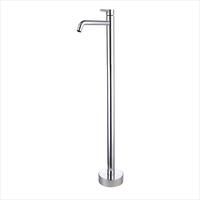 Robinet de baignoire sur pied en laiton avec mitigeur de douche moderne en céramique, 1 poignée, haut de gamme, pour appartement et hôtel