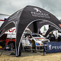 Tente gonflable Portable d'extérieur, 3x3M, imperméable, avec impression personnalisée, en promotion, exposition, canopée, oxford