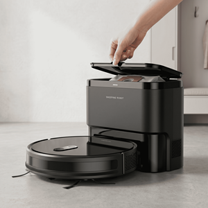 Robot Aspirador y Fregador Automático, 120-150 Minutos de Autonomía, Base de Recolección de Polvo Grande de 3.5L, Autocargable, Limpiador de Pisos Inteligente para el Hogar - Product Image 3