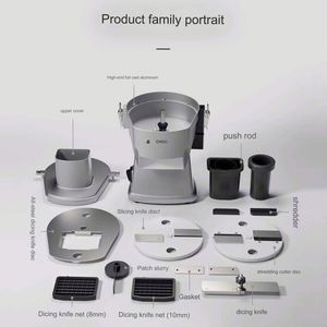 Multifunctional Stainless Steel Food Processor with <b>Cutter</b> for Processing <b>Vegetables</b> and Fruits for Restaurants and Hotels - Product Image 4