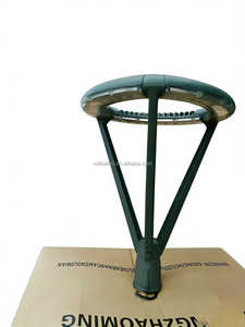 Lumière LED de jardin extérieure, éclairage de chemin, luminaire de rue, idéal pour <span class=keywords><strong>Doom</strong></span>, diffuseur <span class=keywords><strong>PC</strong></span> à deux bras, 3 bras décoratifs, route de parc, anneau à 3 bras - Product Image 6