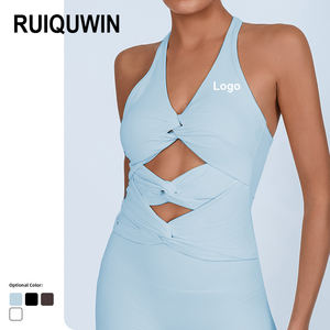 RUIQUWIN, venta al por mayor, logotipo personalizado, secado rápido, yoga, deporte, mujer, correr, fitness, top, sujetador de yoga adelgazante - Product Image 1