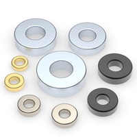 Nieuwe Mode Ferriet Magneet Schijf Gepersonaliseerde 18K Goud Gegalvaniseerd Goede Prijs Neodymium Fruit Poeder Ring