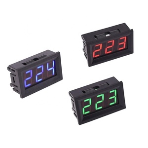 Voltímetro Digital LED de 0.56'' de 2 Cables, 5V-120V CC, Medidor de Voltaje para Auto, Bicicleta Eléctrica, Detector de Voltaje, Monitor - Product Image 1