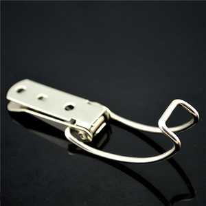 Hebilla de resorte de acero inoxidable con gancho largo, amortiguador de vibraciones metálico, accesorio de ferretería para gabinetes de cocina - Product Image 3