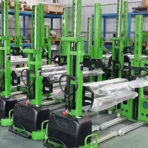 1000kg 1 Ton Outdoor Semi <strong>Electric</strong> Self Loading <strong>Forklift</strong> Full <strong>Electric</strong> Portable Self Load Lift Stacker Cold Storage CE - Product Image 6