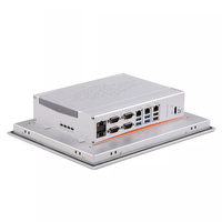 PC industriel tout-en-un sans ventilateur avec écran tactile résistif/capacitif IP65 de 12,1 pouces, 10,1 pouces, 15 pouces, 17 pouces, Intel