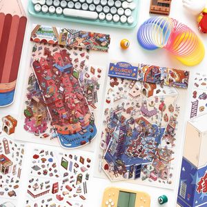 3 แผ่นต่อแพ็ค สติ๊กเกอร์ฉากจำลอง 2.5 มิติ ซีรีส์ที่ 44 ฉบับพิเศษประจำวันนี้ หนังสือผ่อนคลาย - Product Image 2