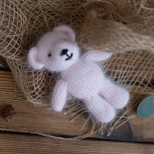 Amigurumi bé gái Đồ chơi hình ảnh Prop gấu Bunny đan <span class=keywords><strong>Mickey</strong></span> Crochet angora Chuột chụp ảnh trẻ sơ sinh Thú nhồi bông - Product Image 4