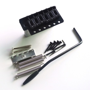 บริดจ์กีตาร์ไฟฟ้า Donlis STB012 ขนาด 54 มม. สีดำ แบบ Saddle Steel พร้อม <span class=keywords><strong>Tremolo</strong></span> และบล็อกโลหะผสมสังกะสีขนาดเต็ม - Product Image 1