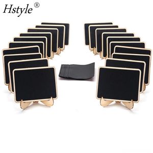 Minicabezales de madera para pizarra, etiquetas pequeñas para pizarra, soporte para caballetes, carteles, pizarra, números, SD1608, paquete de 20 Uds. - Product Image 1