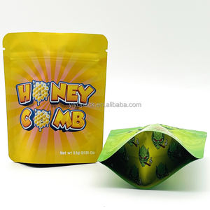 Bolsa de Plástico Laminada de 3.5g 14g 28g, Mate, a Prueba de Olores, con Cierre Hermético a Prueba de Niños, Tipo Doypack - Product Image 5