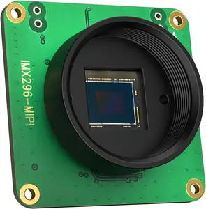GSカメラIMX296CMOSセンサーグローバルシャッターカメラモジュール外部ハードウェアトリガーサポートCSおよびCレンズ