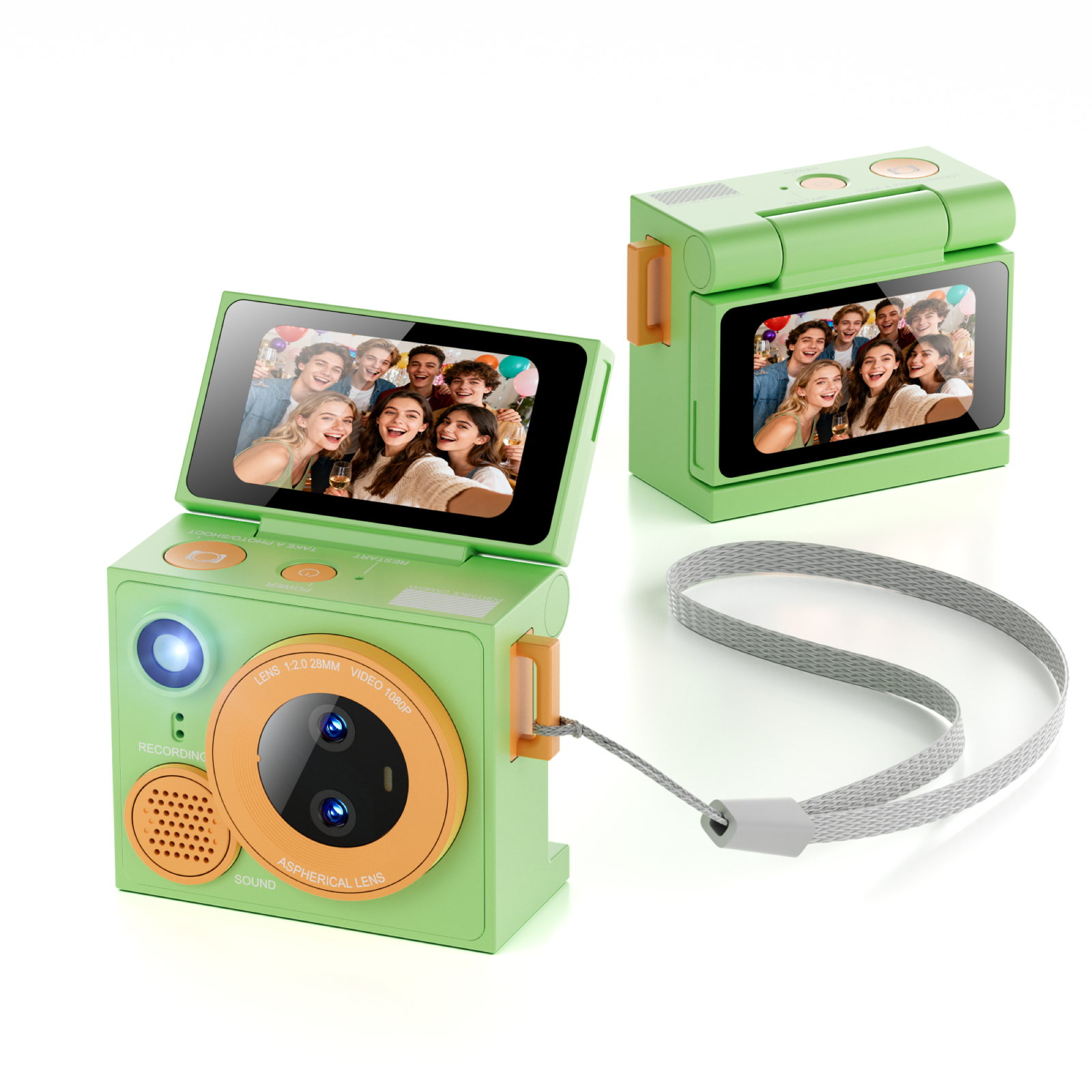 Caméra verte G13-sans carte TF