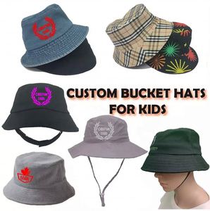 Chapeau bob en coton 100% polyester à bord plat, personnalisable avec logo brodé ou imprimé, style pêcheur, design exclusif - Product Image 3