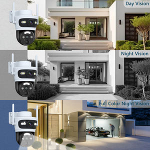 HFWS 4g太阳能安全摄像机6MP室外存储卡内置麦克风电池供电双镜头Ip闭路电视摄像机4g家用sim卡 - Product Image 6