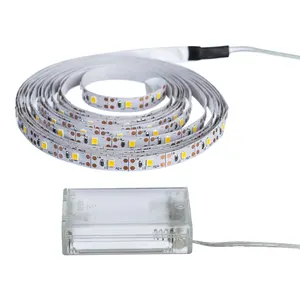 Bande lumineuse LED rgb, 3xAA, 2835SMD, DC4.5V, Flexible, 1M 2M 3M, 4M 5M, pour téléviseur, écran d'ordinateur, rétro-éclairé Diode