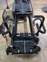 Machine de Pilates Reformer à Haute Tension Réglable, Équipement Professionnel de Qualité Studio pour Entraînement Corporel Avancé, OEM