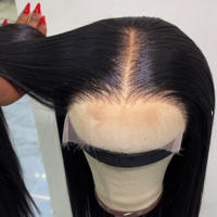 Perruque frontale HD pré-épilée en gros, 100 % cheveux humains vierges bruts, perruque frontale 360 sans colle, perruques en cheveux humains entièrement en dentelle 13x6