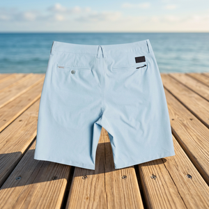 Shorts de Playa para Hombre, Personalizados OEM, de Primera Calidad, Secado Rápido, Ecológicos, con Cierre de Cordón, Largo hasta la Mitad de la Rodilla - Product Image 3
