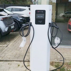 Estaciones de Carga para Vehículos, Cargador para Autos Eléctricos de 22kW*2, Uso Comercial con Enchufes/Cables Dobles, con WIFI, 4G y APP - Product Image 5