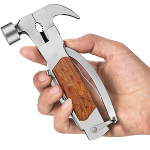 Hot bán 12 trong 1 gỗ xử lý cắm trại khẩn cấp thoát Multitool búa với Multitool Kìm túi nylon - Product Image 2