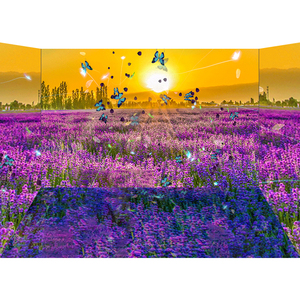 ... El más nuevo proyector de pantalla holográfica 3D escenas de iluminación interactiva juegos de proyección inmersiva para niños