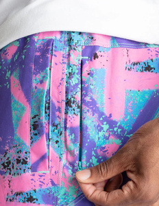 Custom Logo Vintage Anti-Wrinkle Streetwear Casual Men Elastic Waistband <b>Layer</b> Pockets Sports Running Gym Shorts Sublimation - Product Image 6