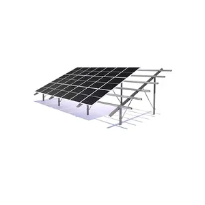 Aluminium Mini Rack 2MW Solar Panel Ground System Solar Frames And Mounting Structure