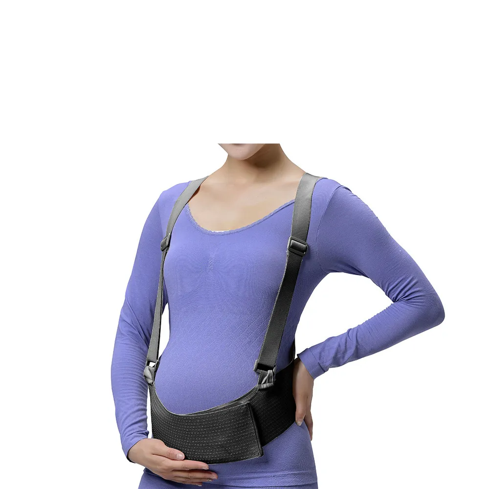 Adjustable back support maternity belt pregnancy support with shoulder strap