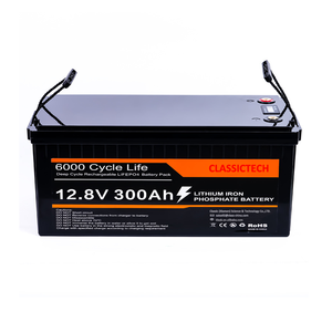 Batería Recargable de Iones de Litio de 12v 200ah, Paquetes de Baterías para RV, Batería Lifepo de 12v 300Ah 50Ah 100Ah - Product Image 1