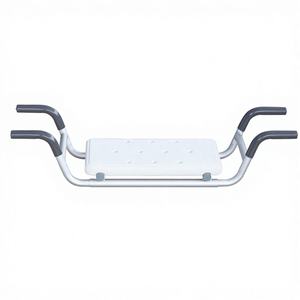 Silla de Inodoro Extra Ancha y Cómoda, Plegable y Portátil para Personas Mayores, Reclinable, Accesorio de Ducha de Aluminio - Product Image 1