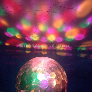 Projecteur LED rotatif RGB E27 MP3 pour fête <span class=keywords><strong>disco</strong></span>, boule magique de jardin en cristal - Product Image 4