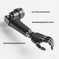 Kit de bras robotique en fibre de carbone économique-Design compact, charge utile de 1kg, pour l'éducation/projets de bricolage à petite échelle