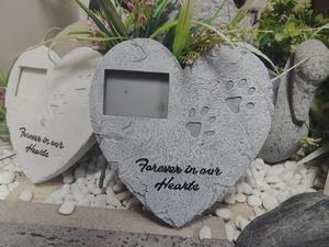 Resin Material Pet Dog Foot Print <strong>Memorial</strong> <strong>Plaque</strong> <strong>Garden</strong> Stone Gravestone With Paw Print - Product Image 4