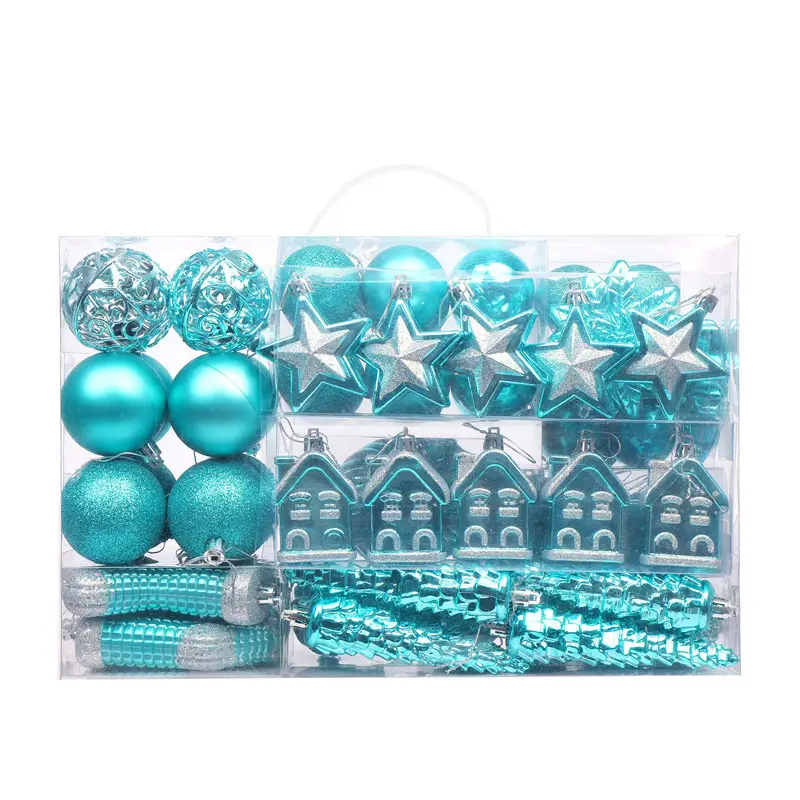 Bolas decorativas de árbol de Navidad, decoración de Navidad, 50 unidades, 2020