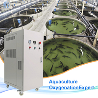 JUMOZONE 15L 20L 40L 50L 60L Koi Générateur d'oxygène pour étang à poissons Nouveau composant PLC 220V RAS Noyau de système d'aquaculture pour la pisciculture