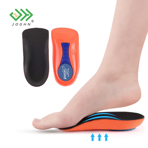 Hot Selling Anti Fatigue Height <strong>Increase</strong> Soft Pu Cushion Shock Absorbing Poron Arch Support Orthotic 3/4 Length Insoles Heel <strong>Pad</strong> - Product Image 3