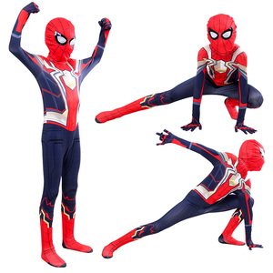 Unisex Superhero TV &amp; Movie <strong>Spider</strong>-<strong>Man</strong> Costume High-quality Milk Silk Fabric Jumpsuits Halloween <strong>Cosplay</strong> - Product Image 2