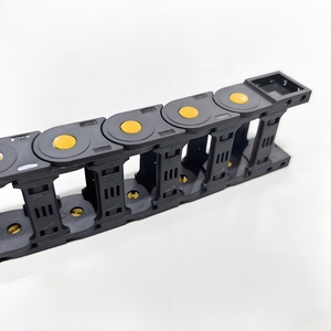 Yodel Tuyau hydraulique haute résistance entièrement fermé Chaîne de traînée en nylon Prix Porte-câble de remorquage en plastique pour convoyeur de palettes - Product Image 5