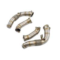 Tuyau d'échappement en acier inoxydable ING pour BMW M5 F90 LCI Downpipe avec haute qualité de débit, accessoires automobiles, pièces de tuyauterie