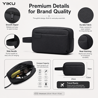 Tas Clutch Pria Custom YIKU, Dompet Kulit PU, Pouch Organizer Bisnis, Produsen OEM ODM, Supplier Label Pribadi